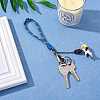 Boho Macrame Wristlet Keychain Keying KEYC-SW00004-02-4