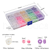 15 Style Handmade Polymer Clay Beads CLAY-YW0001-35-3