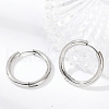 Tarnish Resistant 201 Stainless Steel Huggie Hoop Earrings Findings X-STAS-F149-33P-A-1
