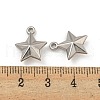 Non-Tarnish 304 Stainless Steel Charms STAS-I307-551P-3