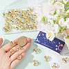 SUNNYCLUE 70Pcs Hollow Acrylic Beads Caps DIY-SC0025-77B-3