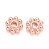 Alloy Daisy Spacer Beads PALLOY-L166-31RG-1