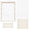 Basswood Assembled Paper Making Frame DIY-WH0001-73D-1