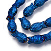 Electroplate Glass Beads Strands EGLA-T025-03C-3