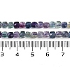 Natural Colorful Fluorite Beads Strands G-P553-E01-03-5