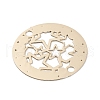 Long-Lasting Plated Brass Connector Charms KK-K366-42KCG-2