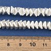 Matte Electroplated Synthetic Non-magnetic Hematite Beads Strands G-L606-F01-01D-4