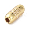 Eco-Friendly Brass Enamel Beads KK-C220-06G-08-3