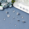Unicraftale DIY Flat Round Stud Earrings Making Kit DIY-UN0002-93-3