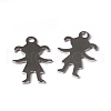 Tarnish Resistant 304 Stainless Steel Pendants STAS-L182-22P-1