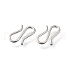 304 Stainless Steel S-Hook Clasps STAS-U051-05P-2