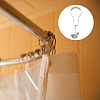 SUPERFINDINGS 1 Set Iron Shower Curtain Rings HJEW-FH0001-46-6
