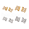 Brass Magnetic Slide Lock Clasps KK-TA0007-17-3