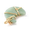 Natural & Synthetic Stone Pendants PALLOY-JF01347-01-3