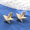 Brass Hoop Earrings EJEW-Q016-10G-1
