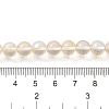 Transparent Electroplate Glass Beads Strands GLAA-T032-T8mm-C11-4