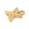 304 Stainless Steel Charms STAS-Q351-11G-2