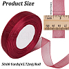 Polyester Organza Ribbons SRIB-WH20020-006A-2