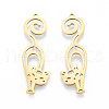 201 Stainless Steel Pendants STAS-N090-LA930-2-1