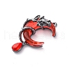 Alloy Rhinestone Pendants PALLOY-V002-04B-01-2