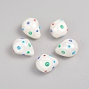 Paint Sprayed Shell Pearl Beads BSHE-I010-03-1