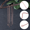 Craftdady Eco-Friendly Brass Stud Earring Findings KK-CD0001-09RG-FF-4
