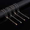 Unicraftale 20Pcs 2 Colors 304 Stainless Steel Cable Chain AJEW-UN0001-15-3