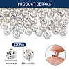 SUNNYCLUE 120Pcs Brass Filigree Hollow Beads KK-SC0005-15-2