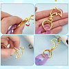 WADORN Transparent Acrylic Chains Bag Handles AJEW-WR0001-89-4