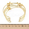 304 Stainless Steel Cuff Bangles BJEW-M082-02G-4
