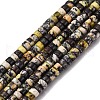 Natural Yellow Turquoise(Jasper) Beads Strands G-L624-I01-2x4mm-2