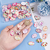   1 Bag Flat Back Glass Cabochons GGLA-PH0001-54A-3