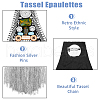 SUPERFINDINGS 2Pcs Fashionable Tassel Epaulettes FIND-FH0008-79B-4