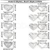 Unicraftale 304 Stainless Steel Diffuser Locket Pendants STAS-UN0015-82P-4