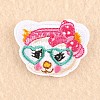 Computerized Embroidery Cloth Iron on/Sew on Patches DIY-F030-16F-1