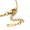 Roman Numerals Stainless Steel Link Bracelets BJEW-L689-01G-3