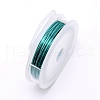 Round Copper Craft Wire CWIR-WH0001-0.8mm-12-1