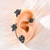 316 Surgical Stainless Steel Cuff Earrings EJEW-E300-25AS-02-5