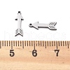 201 Stainless Steel Charms STAS-V001-18-3