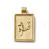 304 Stainless Steel Pendants X-STAS-L022-306G-08-1
