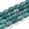 Natural Weathered Agate Beads Strands G-N344-42C-2