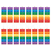DICOSMETIC 20Pcs 2 Colors Rainbow Opaque Acrylic Pendants MACR-DC0001-02-1