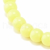 Candy Color Acrylic Round Beaded Stretch Bracelet for Women BJEW-JB08052-5