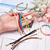Fashewelry 12Pcs 6 Colors  Nylon Cord Braided Bead Bracelets Making BJEW-FW0001-02-5