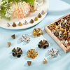 GOMAKERER 90Pcs 3 Colors Tibetan Style Bead Cones FIND-GO0003-36-4