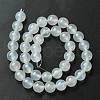 Natural White Agate Round Beads Strands G-N0151-10-10mm-3