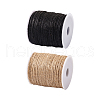 Craftdady 2Roll 2 Colors Earthy Colored Jute Cord OCOR-CD0001-05-10