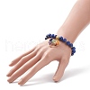 5Pcs 5 Style Natural & Synthetic Mixed Gemstone Stretch Bracelets Set BJEW-JB08747-5