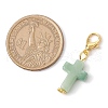 35Pcs 7 Colors Cross Acrylic Pendant Decorations HJEW-JM02775-3