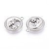 304 Stainless Steel Pendants STAS-N109-206P-2